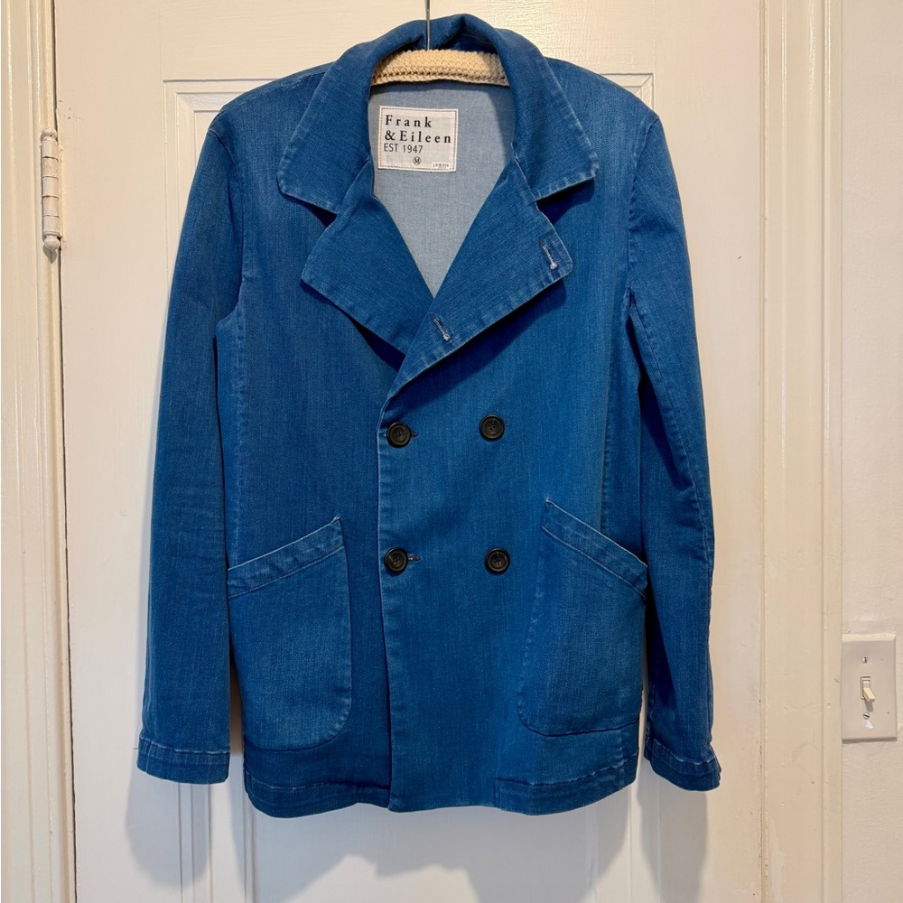 Frank & Eileen Belfast jacket in stretch denim pristine condition. size M.